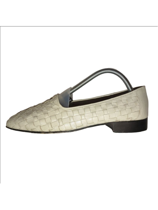 Massimo Shoes - Massimo Dutti Woven Leather Slip Ons Size 9B